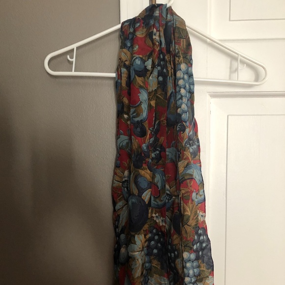 Beautiful Grape Silk Echo Scarf - Picture 6 of 6